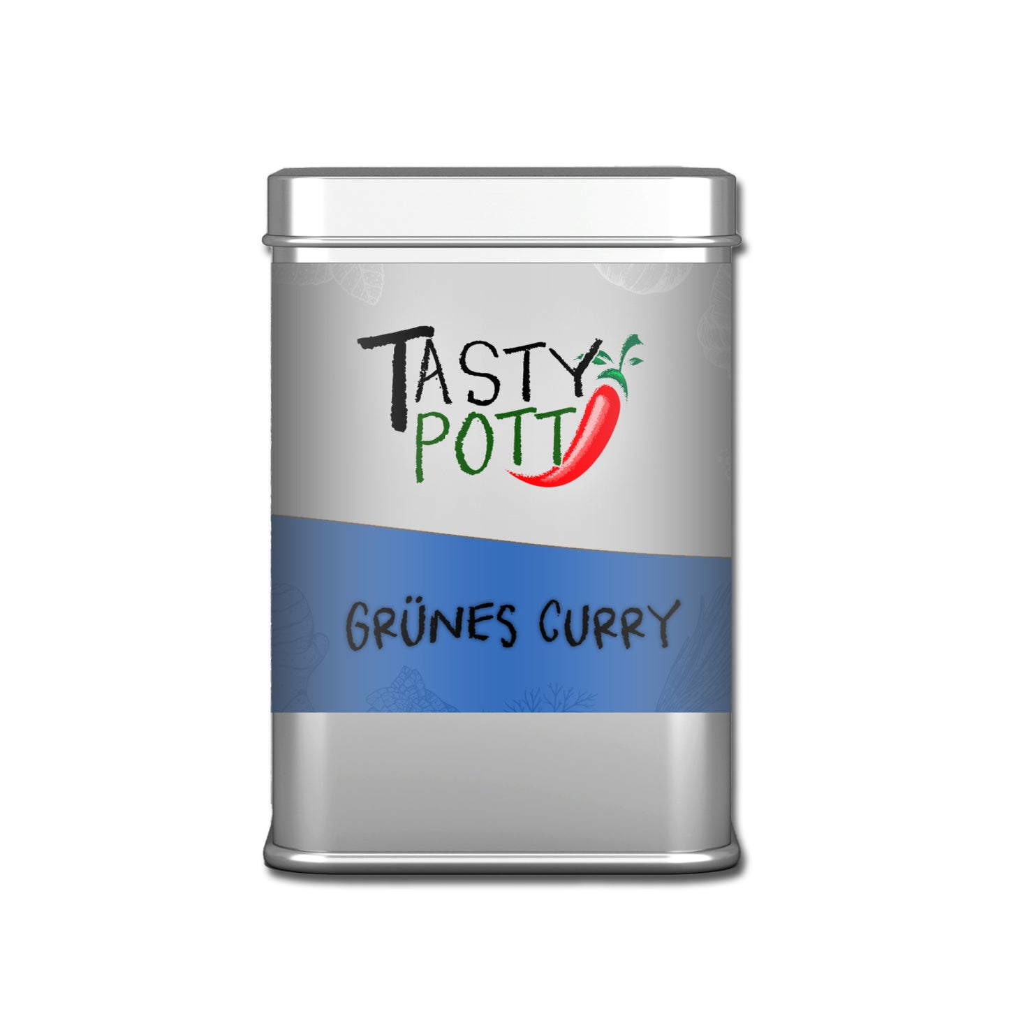 Tasty Pott Grünes Curry Gewürz - Thai Curry - 60g Dose