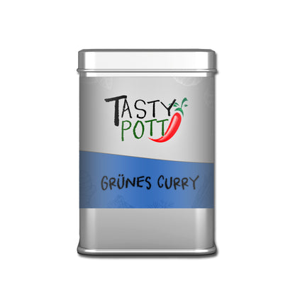 Tasty Pott Grünes Curry Gewürz - Thai Curry - 60g Dose