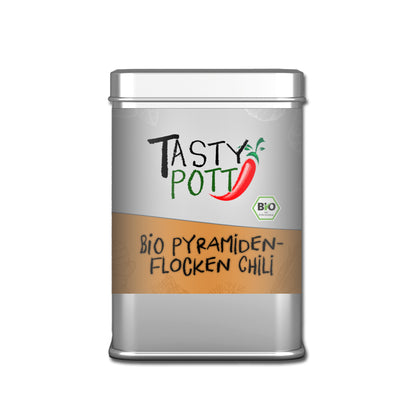 Tasty Pott Pyramiden Salz Flocken Chili - 85g Dose