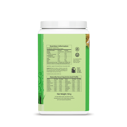 Sunwarrior natürliches Reisprotein - 750g - fit and life shop