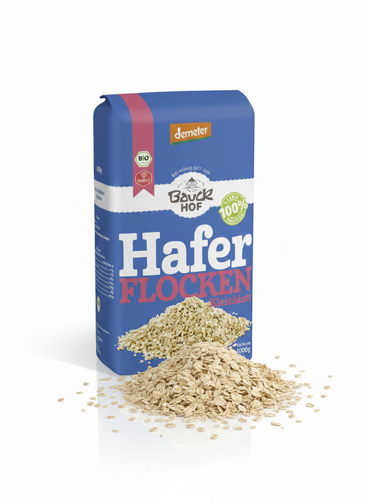 Bauckhof Bio Haferflocken Kleinblatt Demeter (ab 1000g) - fit and life shop