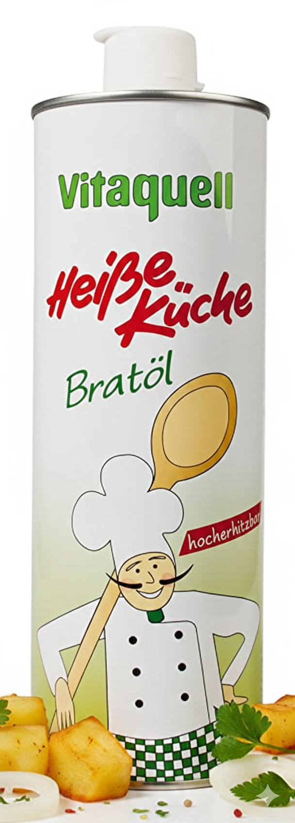 Vitaquell Heiße Küche Bratöl, 1000 ml zum Kochen oder Frittieren - fit and life shop
