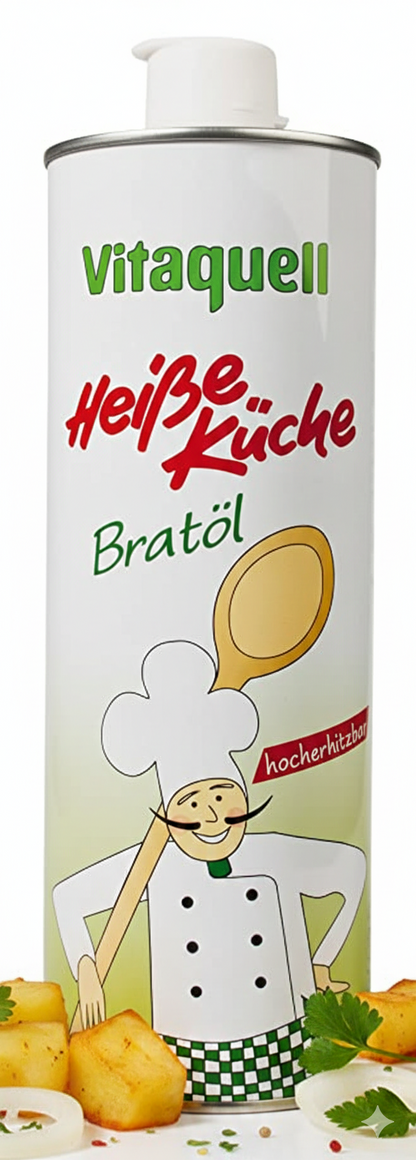 Vitaquell Heiße Küche Bratöl, 1000 ml zum Kochen oder Frittieren - fit and life shop
