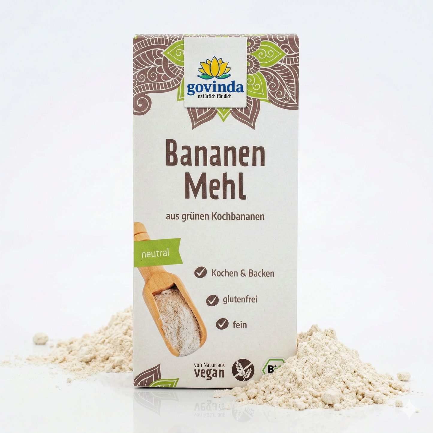 Govinda Bananenmehl aus grünen Kochbananen glutenfrei - 350g