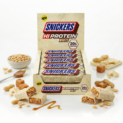 Snickers Hi-Protein White Bar 12x57g - weiße Schokolade