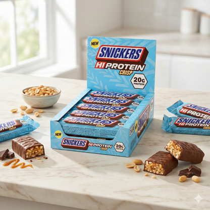Snickers Crisp Protein Bars (12 x 55g) Crisp - fit and life shop