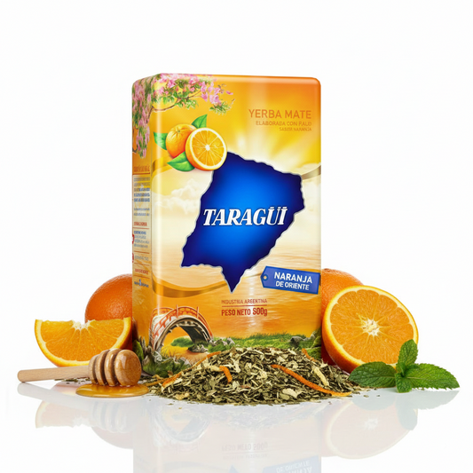 Taragüi Naranja de Oriente - Orange - Mate Tee aus Argentinien 500g - fit and life shop