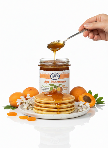 Tarpa Bio Aprikosenmus mit Akazienhonig - fit and life shop
