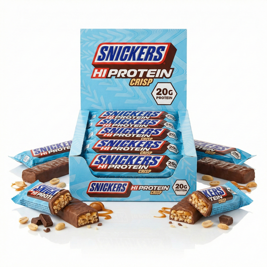Snickers Crisp Protein Bars (12 x 55g) Crisp - fit and life shop