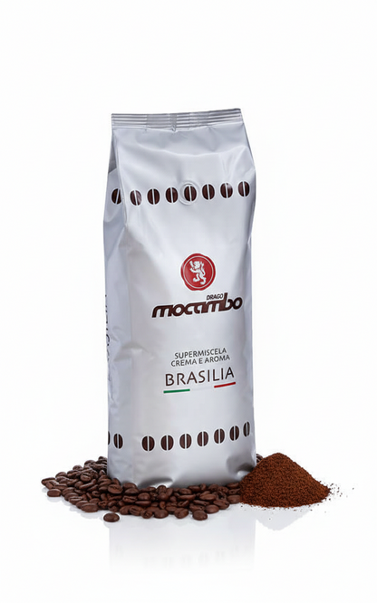Mocambo Brasilia Kaffeebohnen im Frühstückspaket, 1kg, frisch und aromatisch, von Marke Macambo, in einer Packung