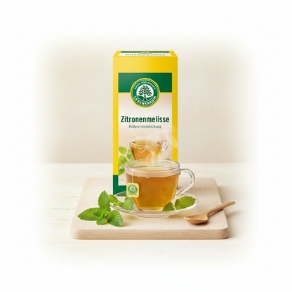 Bio Zitronenmelisse Frühstückstee von Lebensbaum in 30g Packung, frische Zitronenmelisse-Blätter für aromatischen Genuss