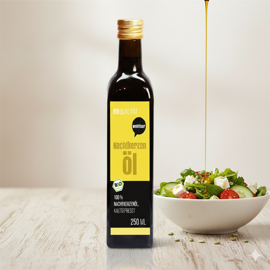 Wohltuer Bio Nachtkerzenöl Nativ gepresst 250ml