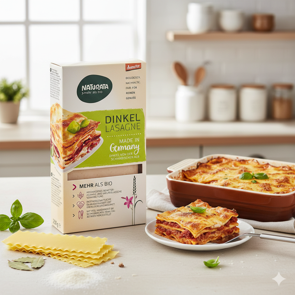 Naturata Bio Dinkel-Lasagne-Platten 250g - fit and life shop