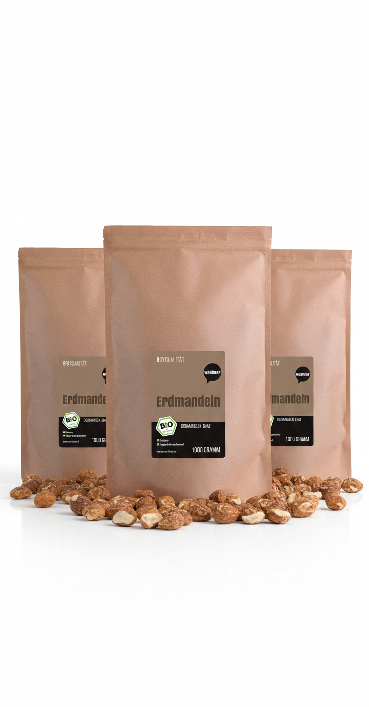 Wohltuer Bio Erdmandeln ganz - 1000g