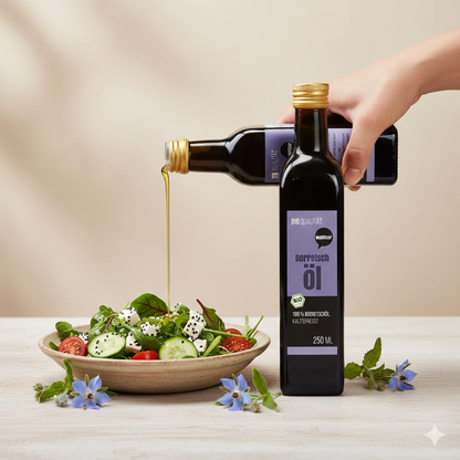 Wohltuer Bio Borretschöl Nativ gepresst und 100% rein Natur pur 250ml
