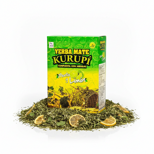 Kurupi Menta y Limón - Mate Tee aus Paraguay (500g) - fit and life shop