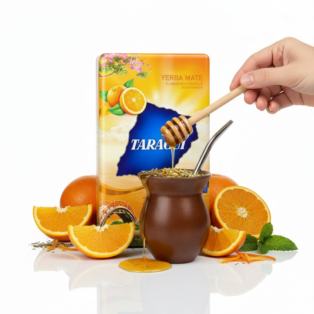 Taragüi Naranja de Oriente - Orange - Mate Tee aus Argentinien 500g - fit and life shop