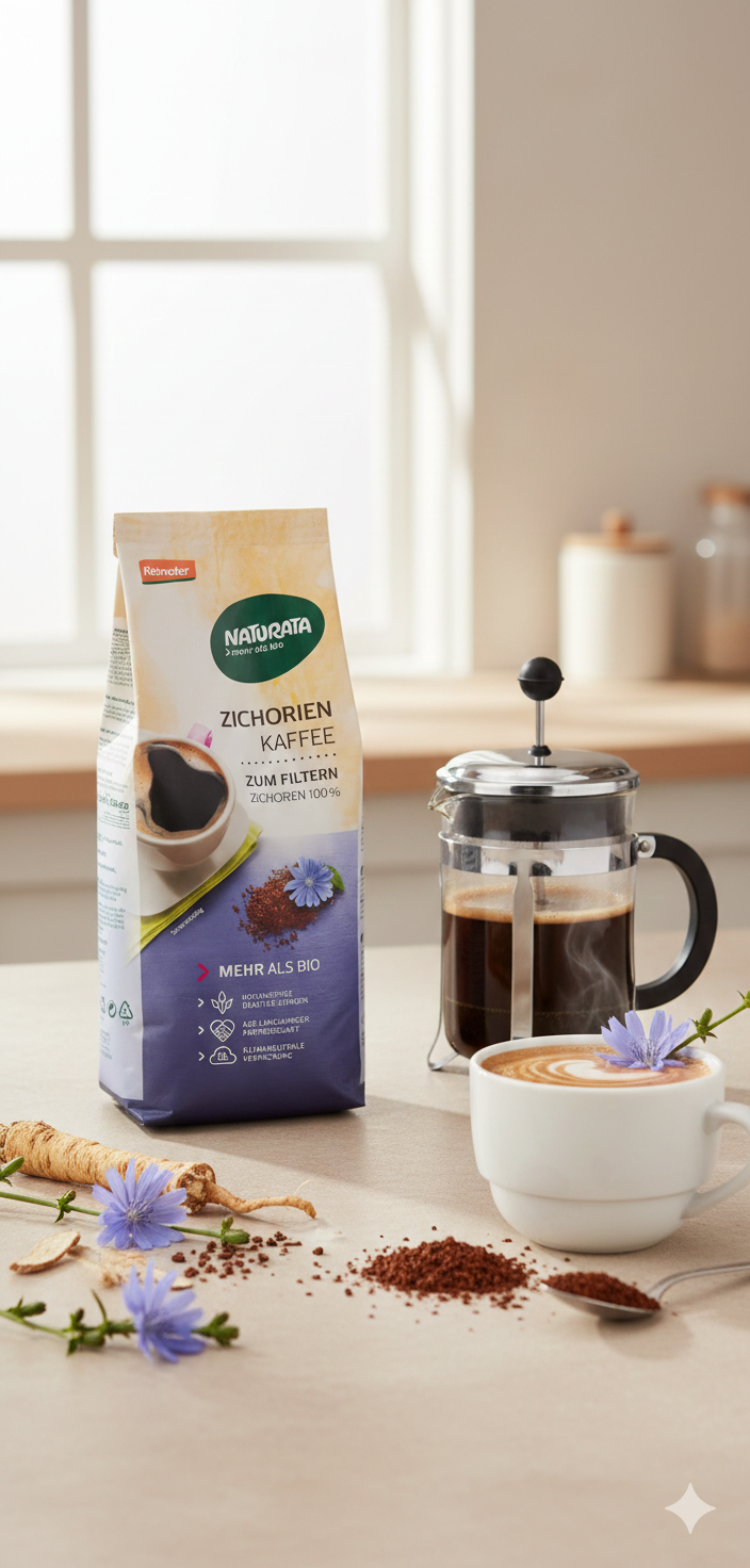 Naturata Zichorienkaffee zum Filtern - Nachfüllbeutel 500g - fit and life shop