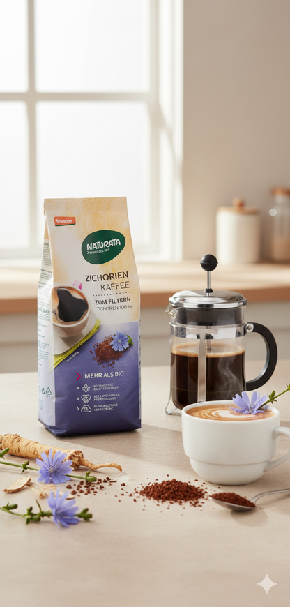 Naturata Zichorienkaffee zum Filtern - Nachfüllbeutel 500g - fit and life shop