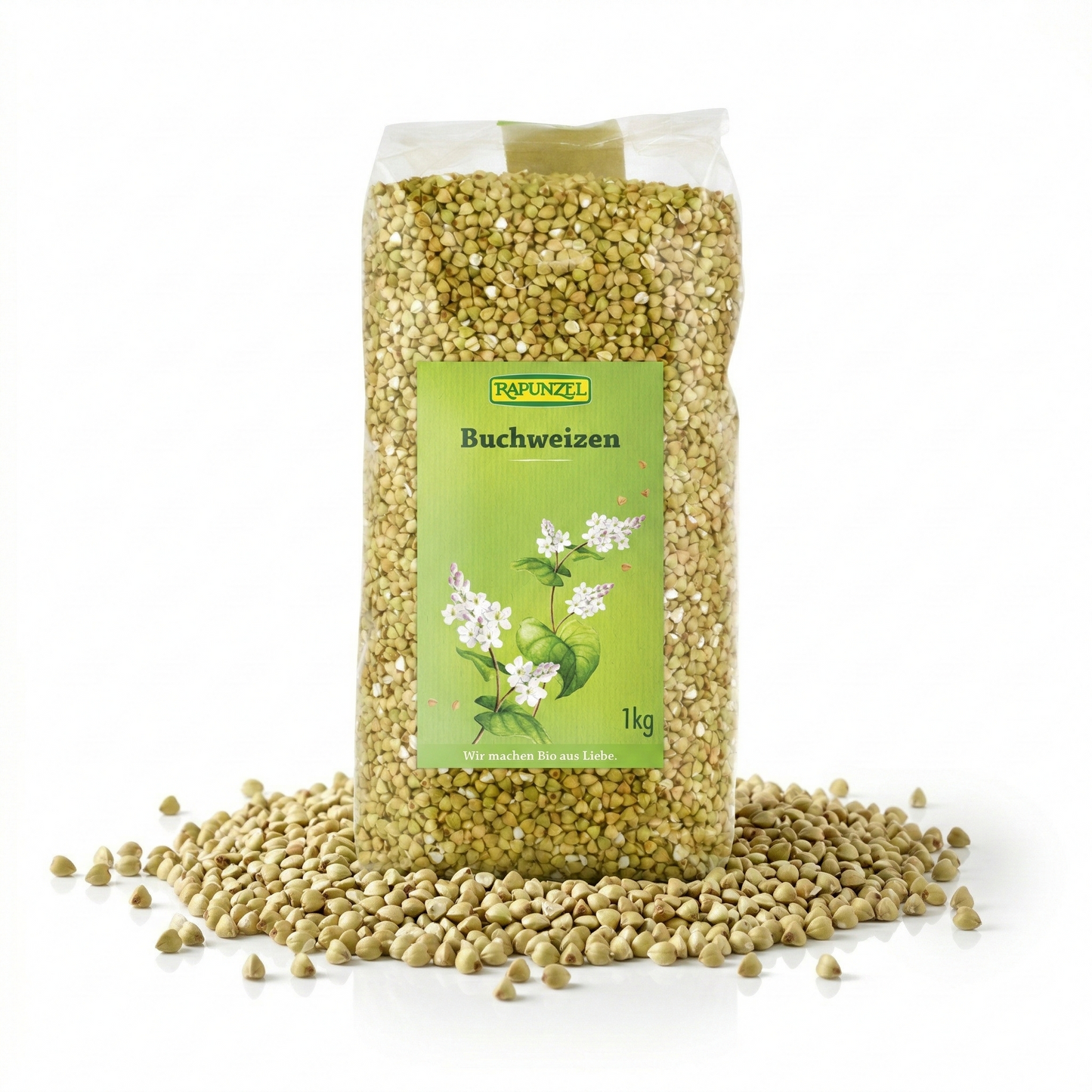 Bio Buchweizen von Rapunzel in einer Schüssel, ideal zum Kochen, ab 1000g, naturbelassen und vielseitig verwendbar.