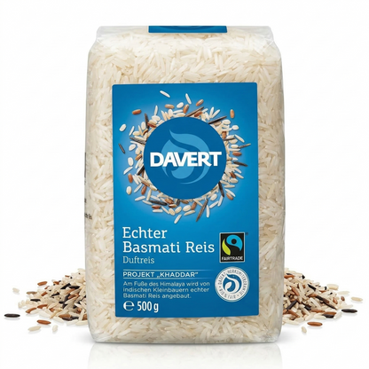 Davert Bio Basmati Reis, Weiß 500g