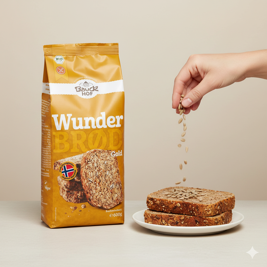 Bauckhof Wunderbrød gold 600g - fit and life shop