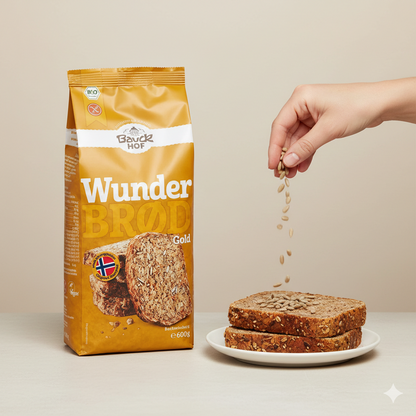 Bauckhof Wunderbrød gold 600g - fit and life shop