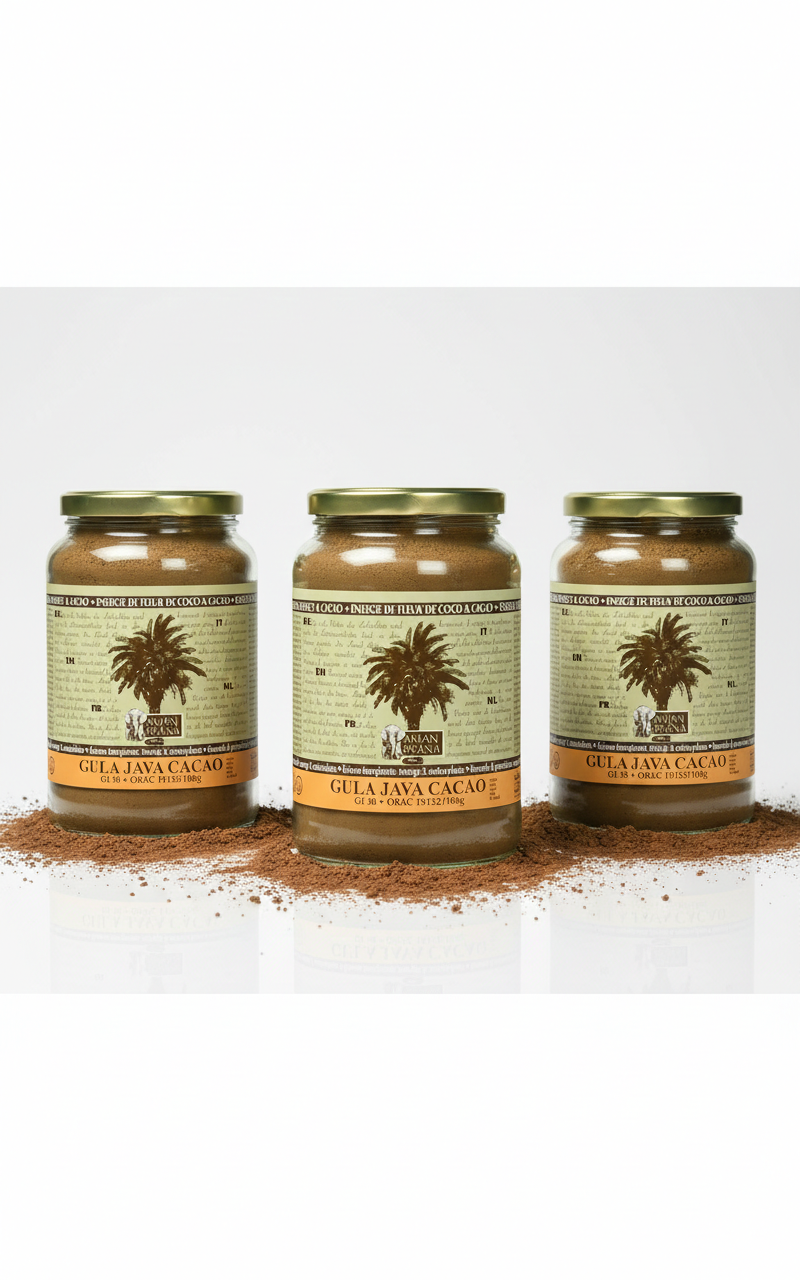 Gula Java Kakao, Aman Prana, 1300 g - fit and life shop