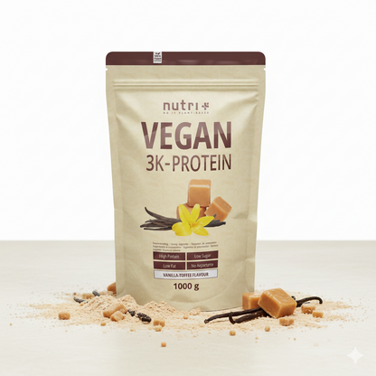 Nutri+ Veganes 3K Eiweißpulver 1000g - fit and life shop