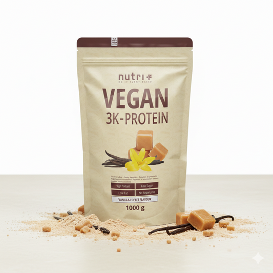 Nutri+ Veganes 3K Eiweißpulver 1000g - fit and life shop