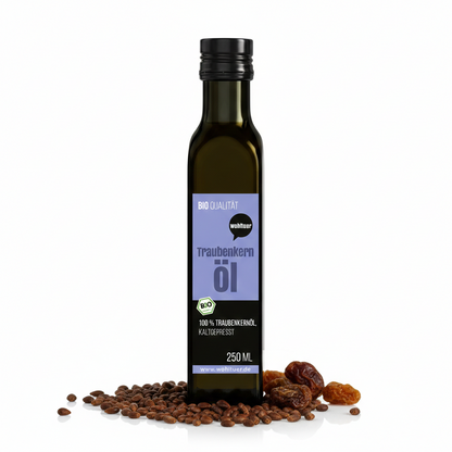 Wohltuer Bio Traubenkernöl kaltgepresst - 250ml