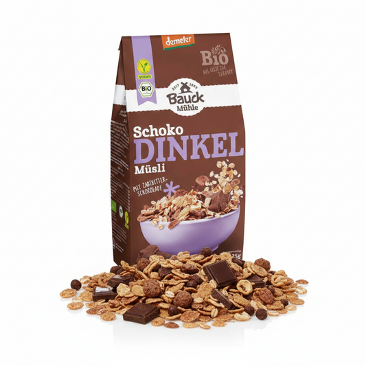 Bauck HOF Dinkel Müsli Schokozart, 425g - fit and life shop