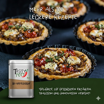 Tasty Pott Bio feine Apfelstücke - im Beutel