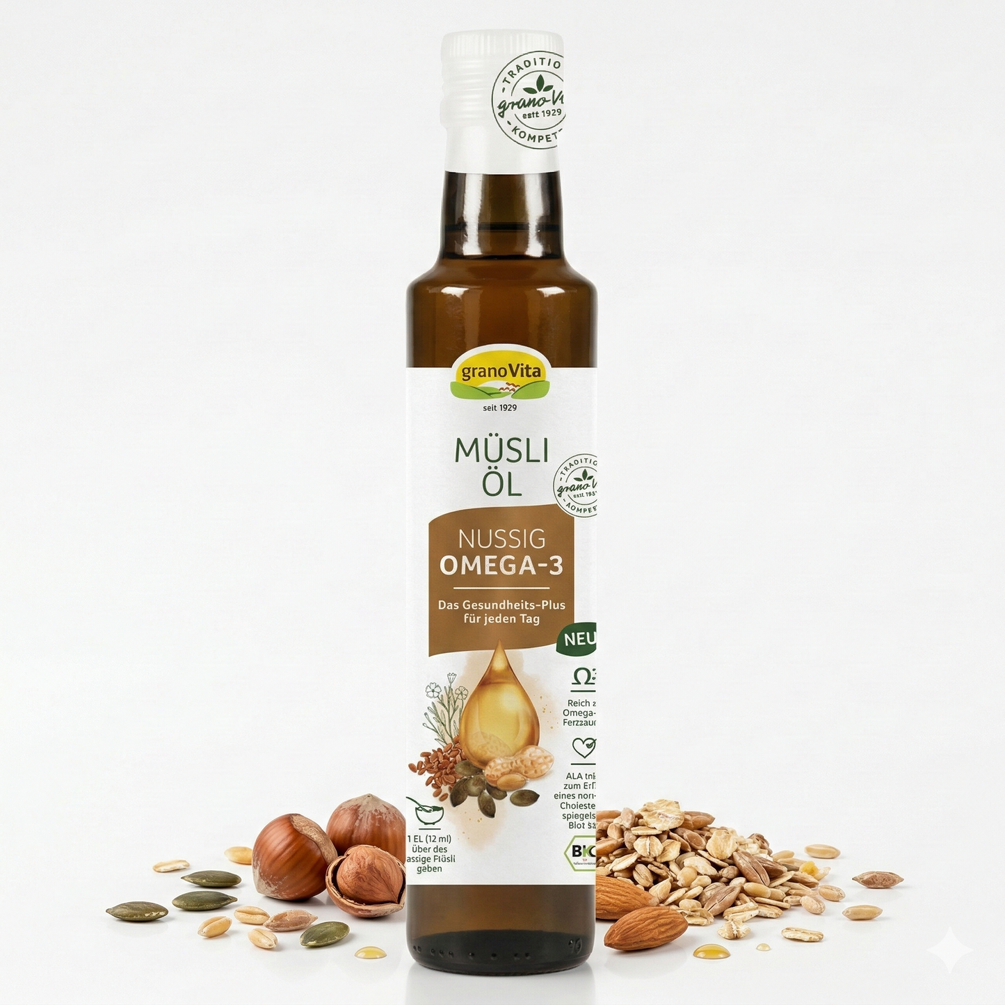 Grano Vita Müsli Öl Nussig Bio - 250 ml