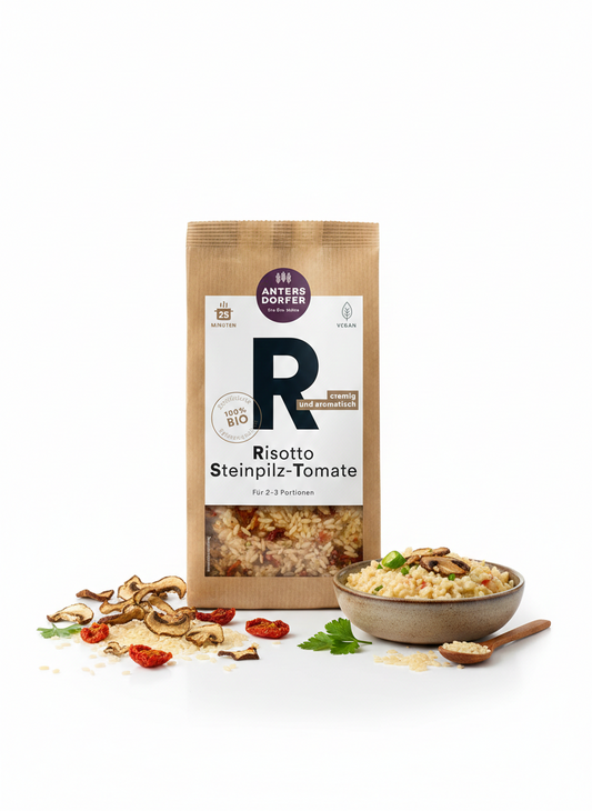 Antersdorfer - Die Bio-Mühle Bio Risotto Steinpilz-Tomate (6x150g) - fit and life shop