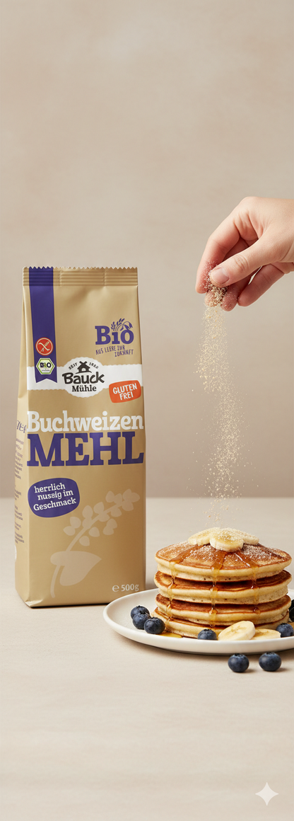 Bauck HOF Buchweizenmehl Vollkorn 500g - fit and life shop