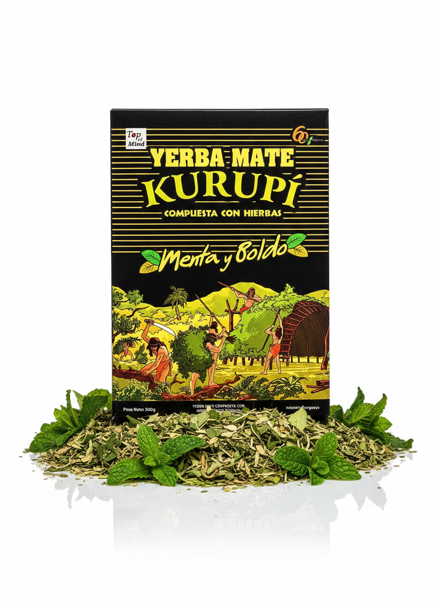 Kurupi Compuesta Especial  Mate Tee aus Paraguay (500g) - fit and life shop