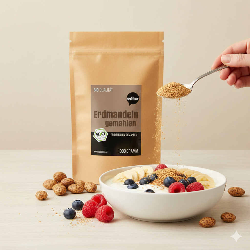 Wohltuer Bio Erdmandelmehl Glutenfre Cholesterinfrei 1kg