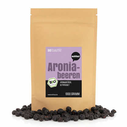 Wohltuer Bio Aroniabeeren getrocknet - 1000g
