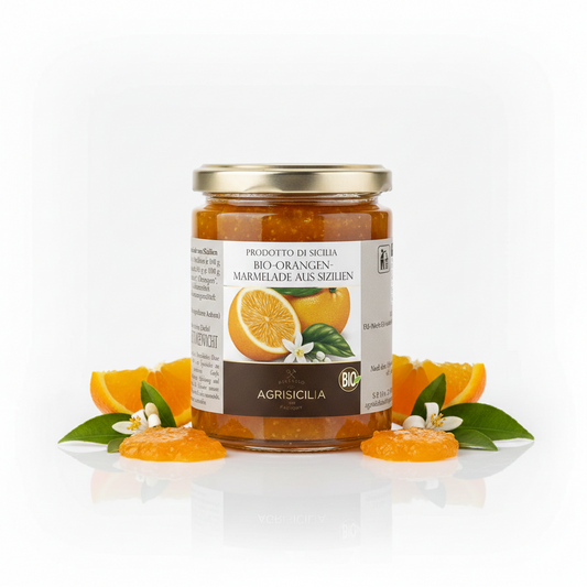 Agrisicilia Sizilianische Orangen-Marmelade 360g - fit and life shop