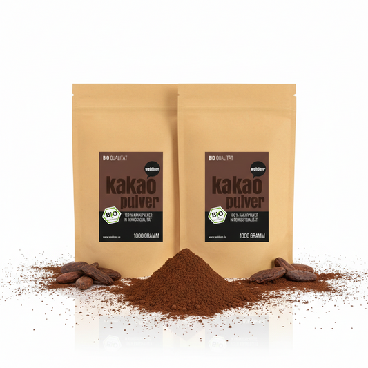 Wohltuer Bio Kakaopulver kaltgepresst - 1000g