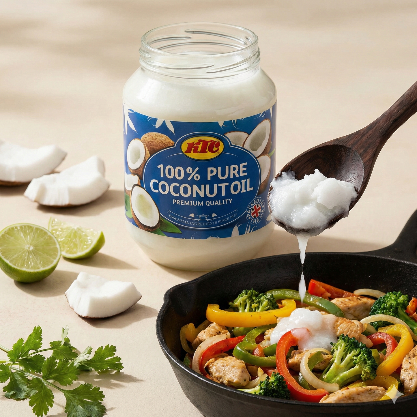 KTC Kokosnussö l(500ML) - fit and life shop