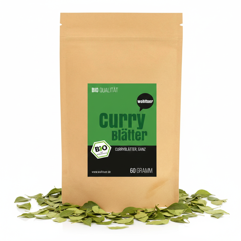 Wohltuer Bio Curryblätter ganz - 60g