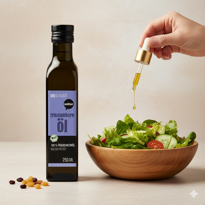 Wohltuer Bio Traubenkernöl kaltgepresst - 250ml