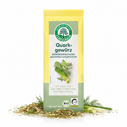 Lebensbaum Bio Quarkgewürz in 30g Dose, Gewürze und Saucen, mit frischen, natürlichen Kräutern für vielseitige Gerichte
