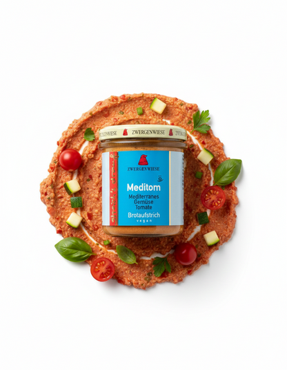 Zwergenwiese Bio Brotaufstrich streich´s drauf Meditom, 160 g - fit and life shop