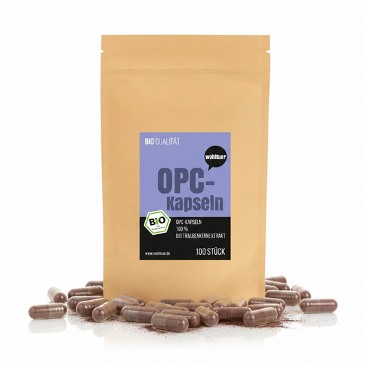 Wohltuer Bio OPC Traubenkernextrakt - 100 Kapseln