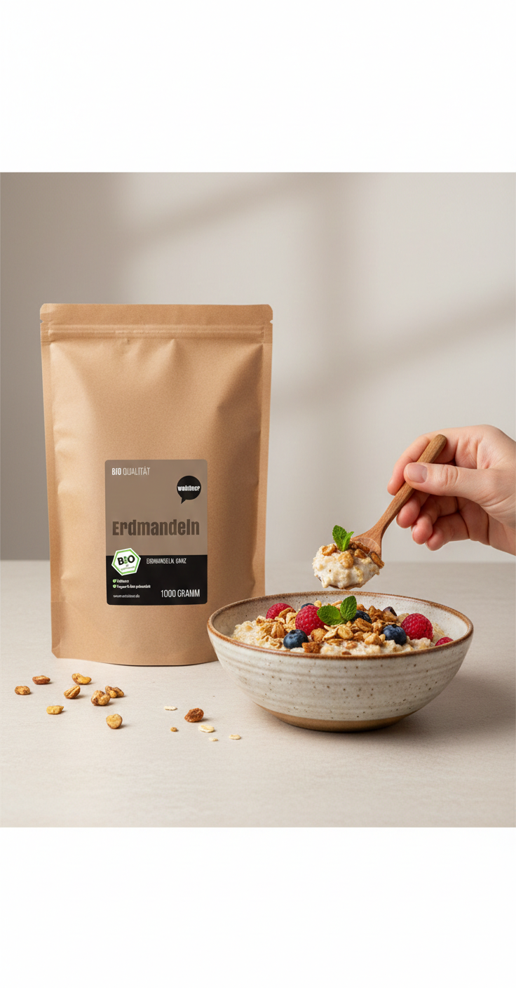 Wohltuer Bio Erdmandeln ganz - 1000g