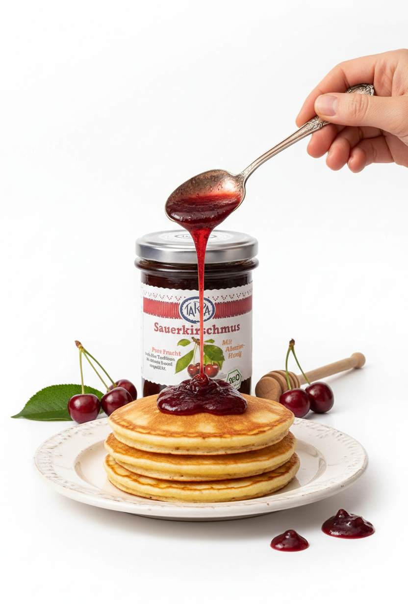 Tarpa Bio Sauerkirschmus mit Akazienhonig 220 g - fit and life shop