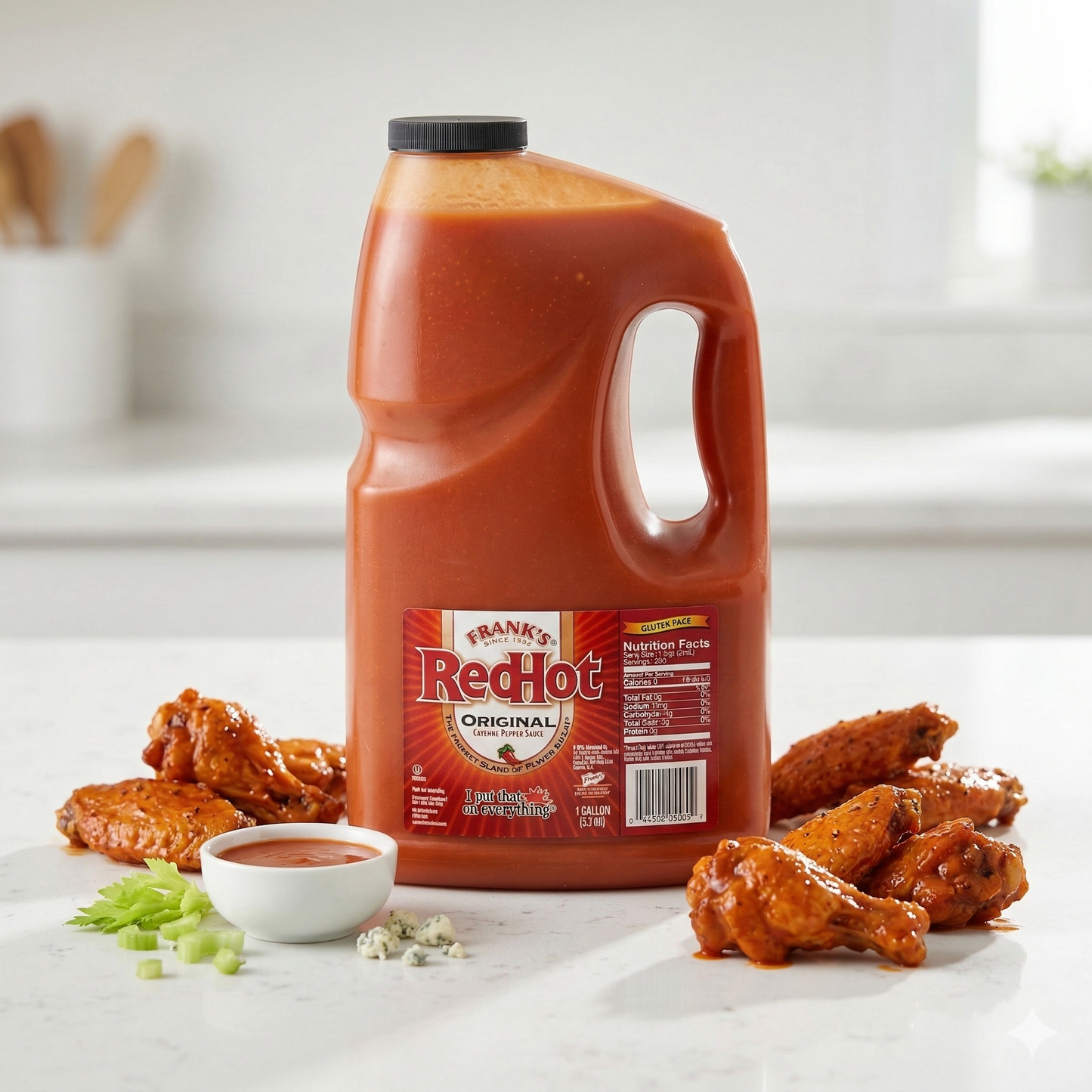 Franks Red Hot - Cayennepfeffer Sauce Original (3,78 L)